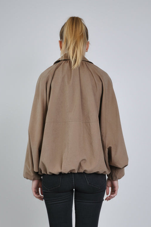 VESTE BOUFFANTE A ZIP