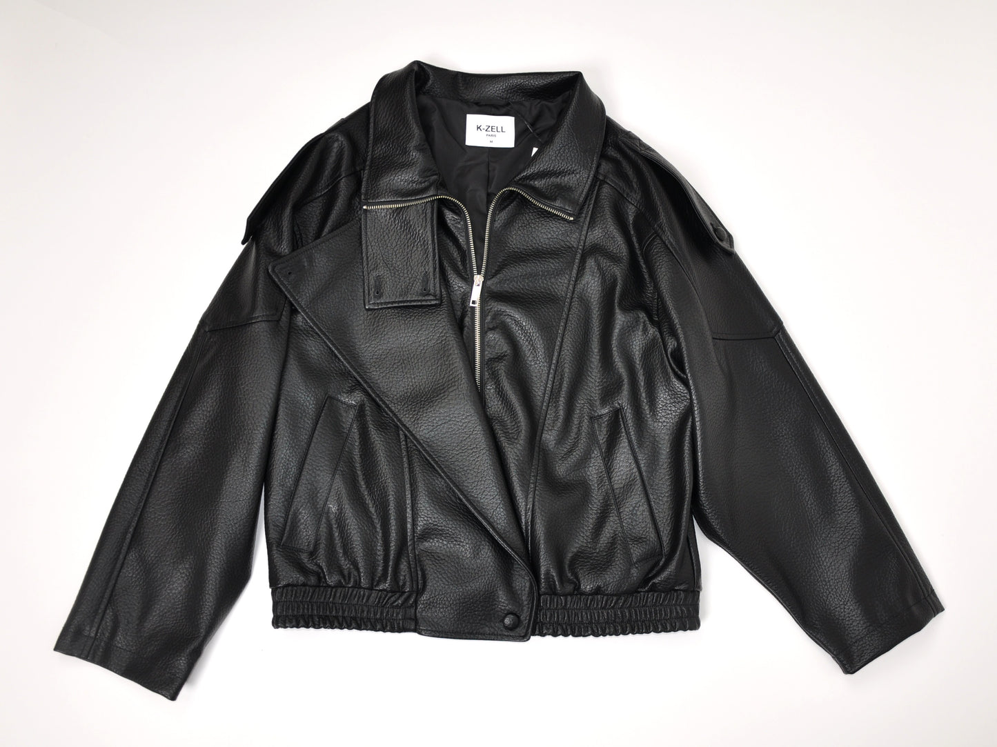 BLOUSON MOTARD EN SIMILICUIR