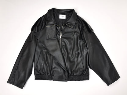BLOUSON MOTARD EN SIMILICUIR
