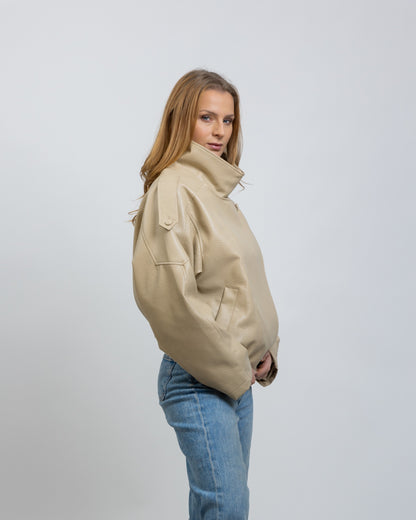 Faux Leather Biker Jacket