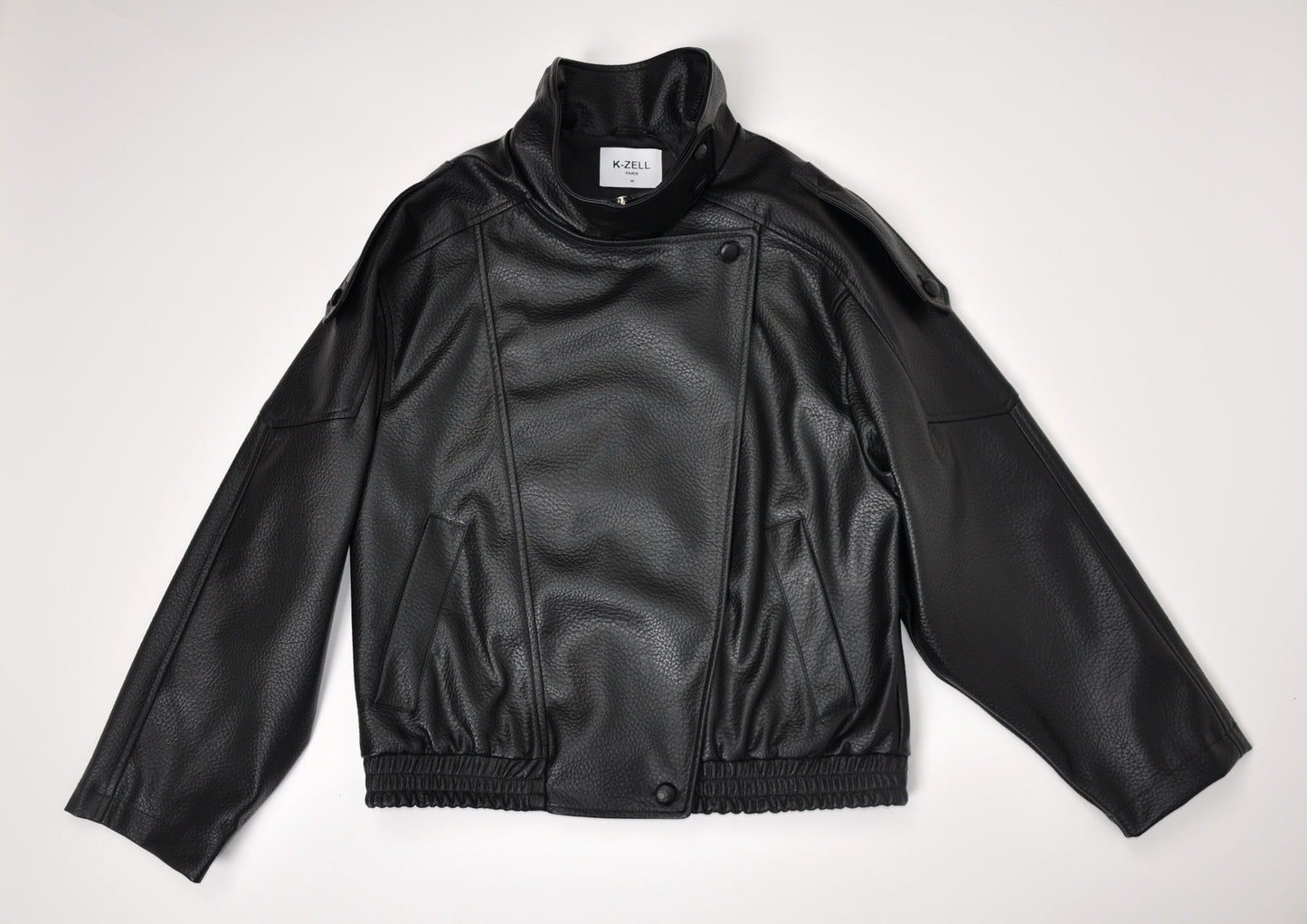 BLOUSON MOTARD EN SIMILICUIR