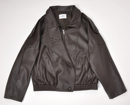 BLOUSON MOTARD EN SIMILICUIR
