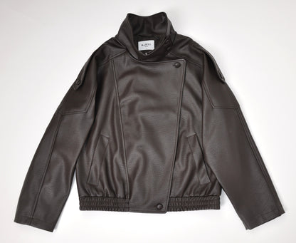 BLOUSON MOTARD EN SIMILICUIR