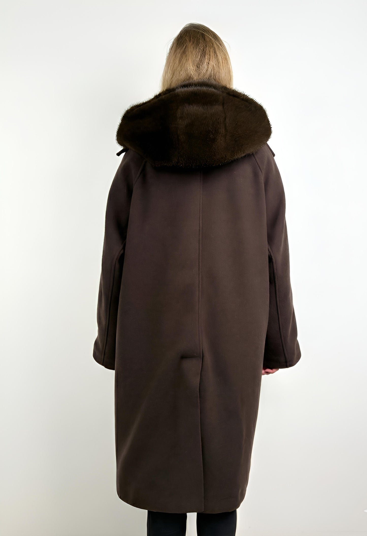 2-PIECE COAT WITH FAUX FUR