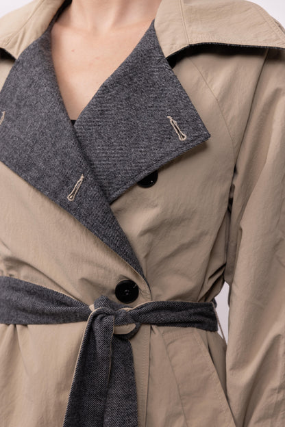 TRENCH RÉVERSIBLE - K-ZELL PARIS