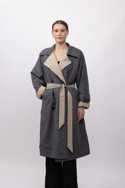 TRENCH RÉVERSIBLE - K-ZELL PARIS