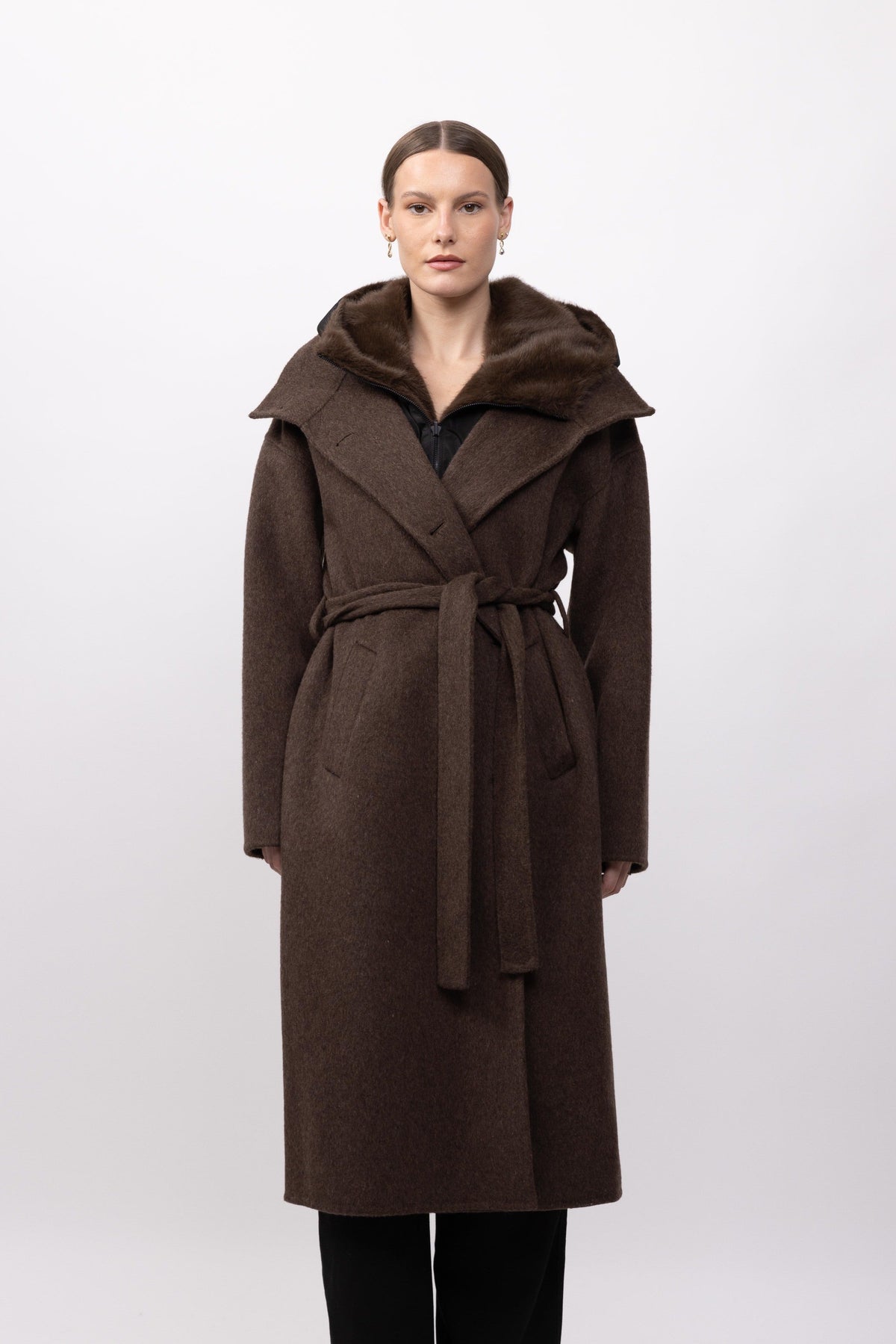 CAPUCHE DOUDOUNE REVERSIBLE FAUSSE FOURRURE - K-ZELL PARIS