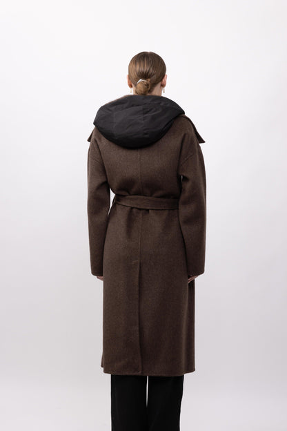 CAPUCHE DOUDOUNE REVERSIBLE FAUSSE FOURRURE - K-ZELL PARIS