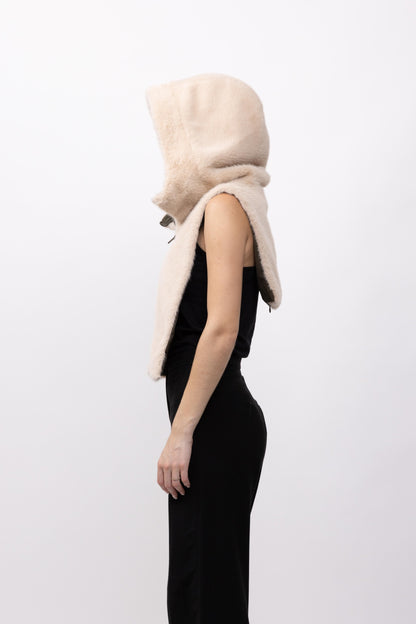 CAPUCHE DOUDOUNE REVERSIBLE FAUSSE FOURRURE - K-ZELL PARIS