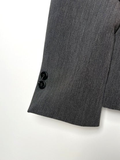 VESTE BLAZER A COL MONTANT