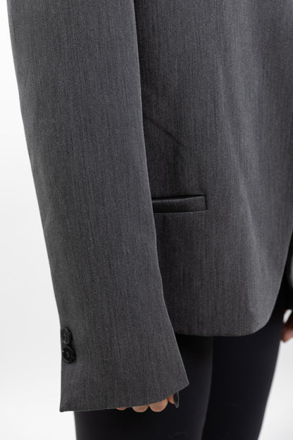 VESTE BLAZER A COL MONTANT
