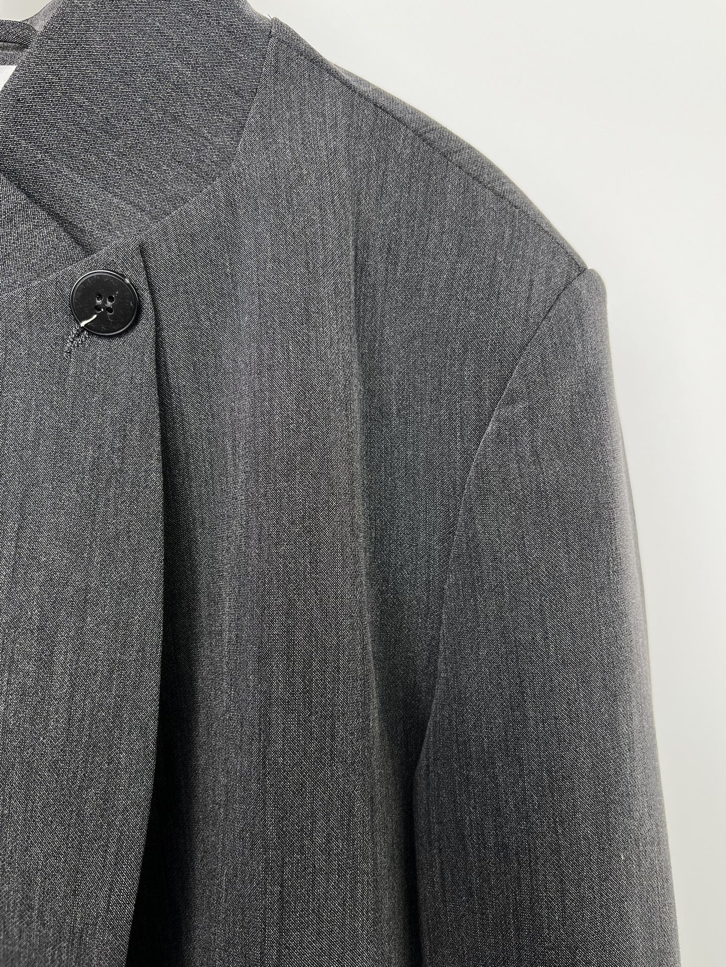 VESTE BLAZER A COL MONTANT