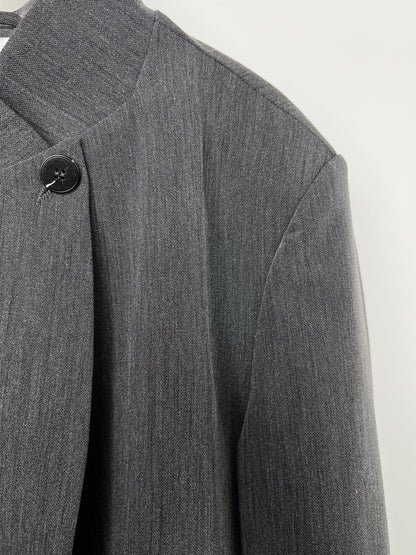 VESTE BLAZER A COL MONTANT