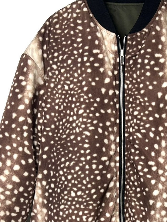 BOMBER OVERSIZE RÉVERSIBLE BAMBI/KAKI