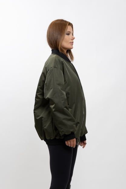 BOMBER OVERSIZE REVERSIBLE BAMBI/CAQUI