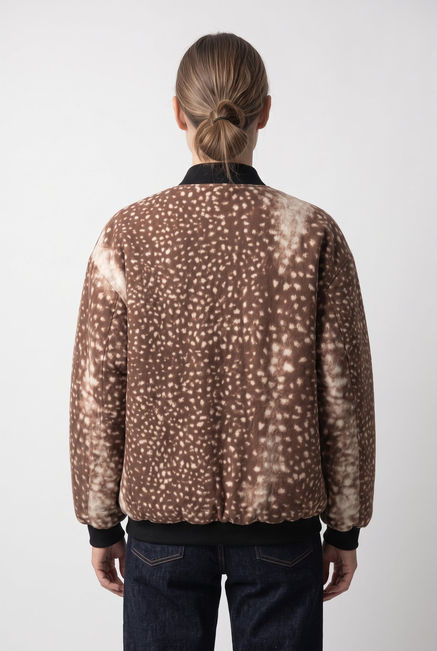 BOMBER OVERSIZE RÉVERSIBLE BAMBI/KAKI