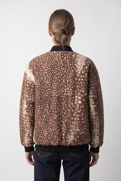 BOMBER OVERSIZE RÉVERSIBLE BAMBI/KAKI