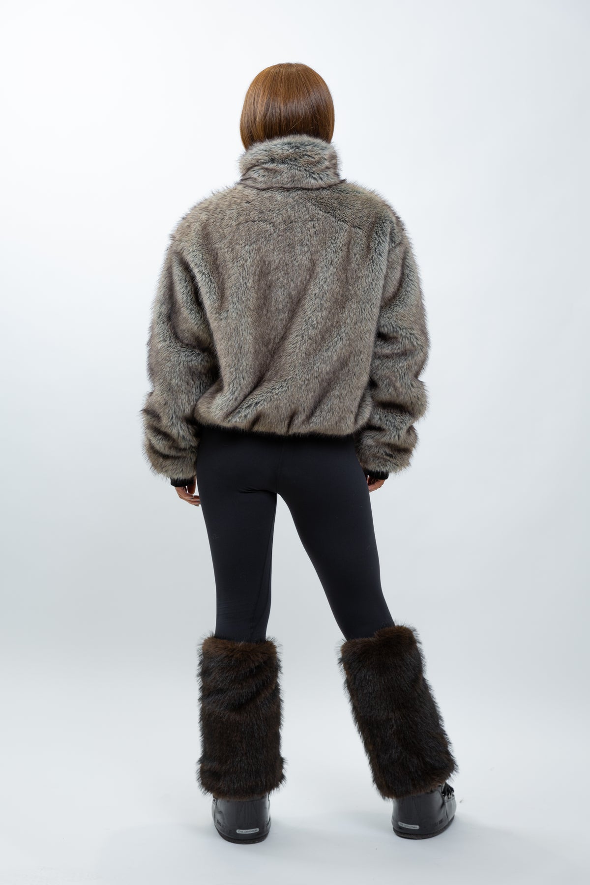MANTEAU EN FAUSSE FOURRURE INTÉRIEUR DOUDOUNE