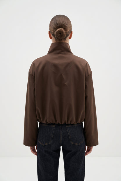VESTE A COL MONTANT