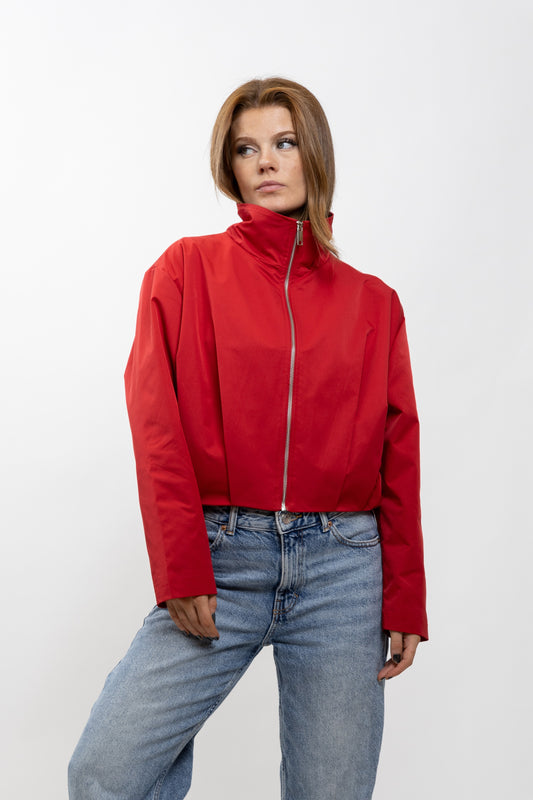 VESTE A COL MONTANT