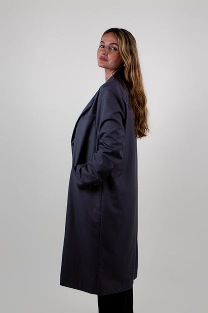 MANTEAU LÉGER LONG STYLE BLAZER