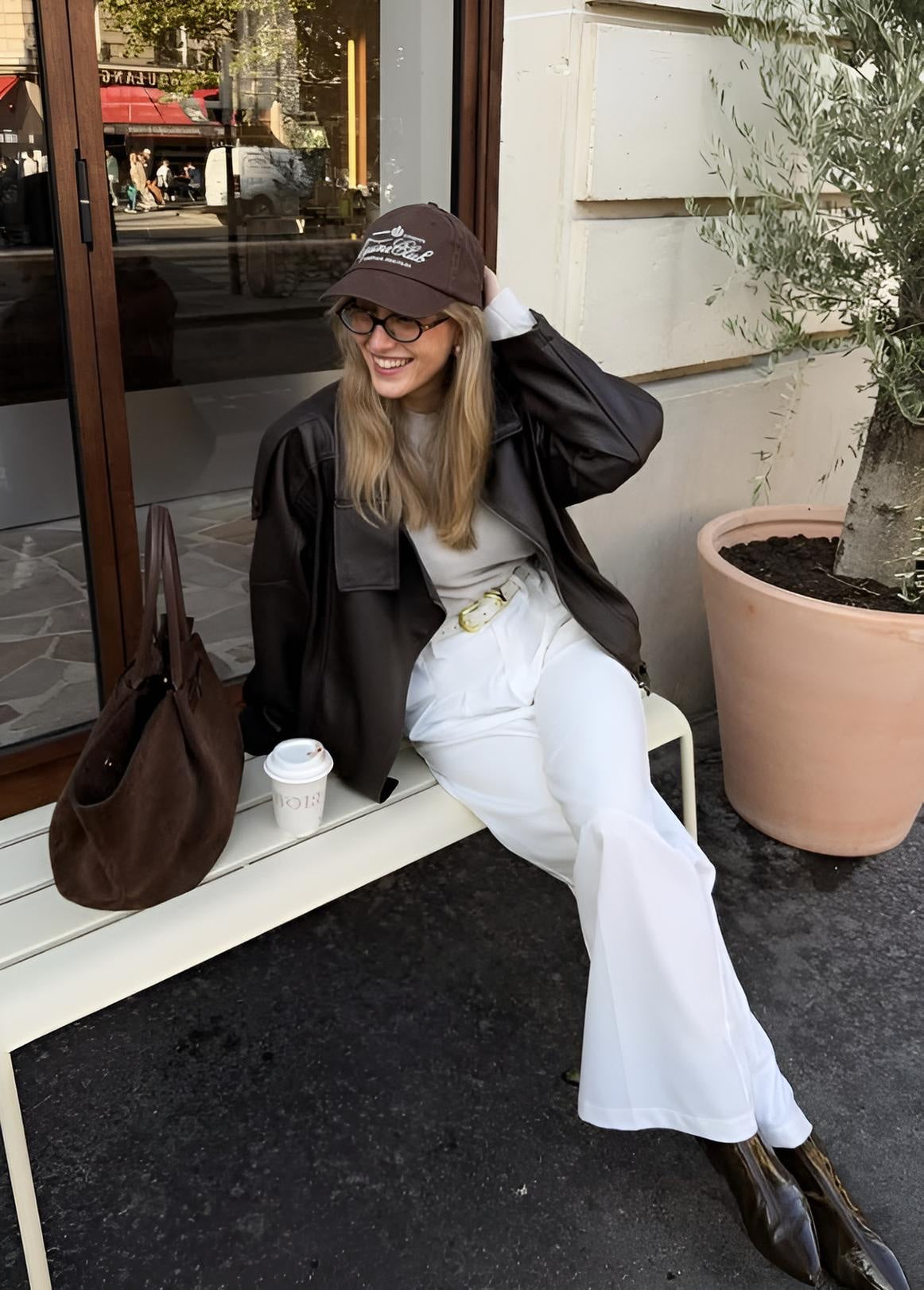 BLOUSON MOTARD EN SIMILICUIR