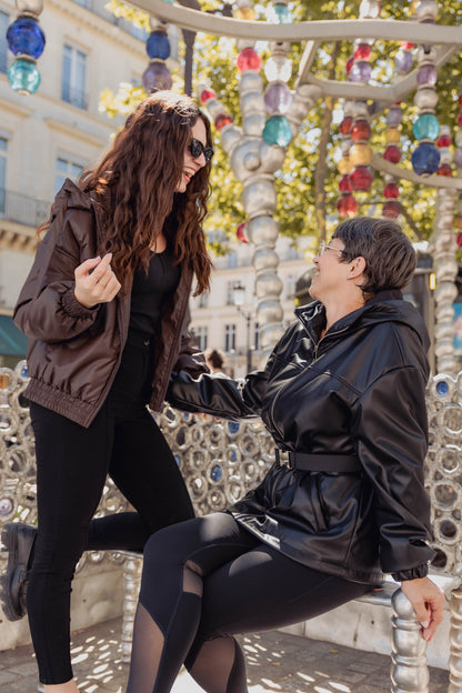 BLOUSON IMPERMÉABLE À CAPUCHE