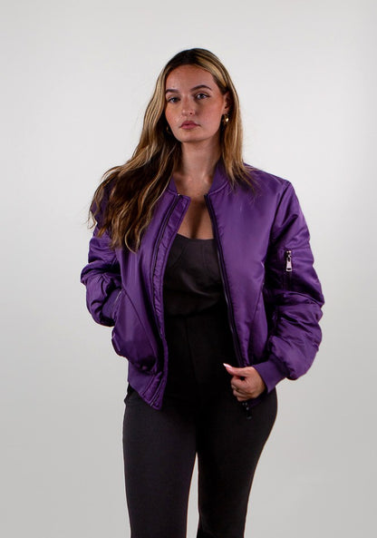 BOMBER OVERSIZE MATELASSÉ