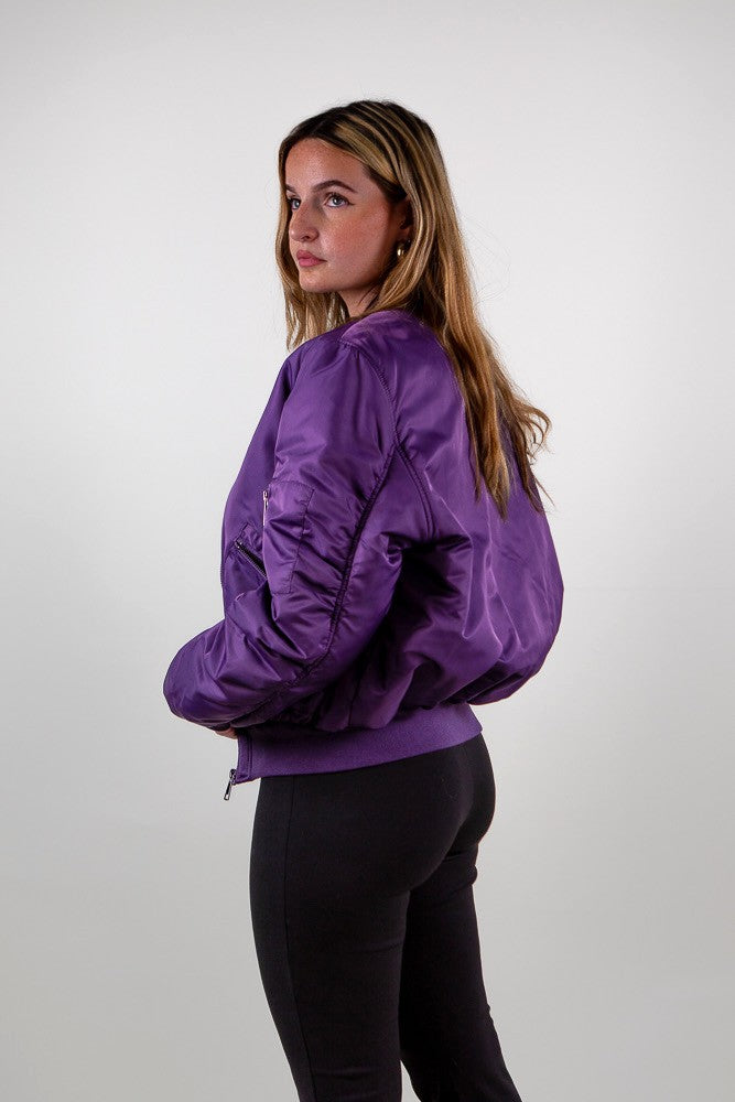 BOMBER OVERSIZE MATELASSÉ
