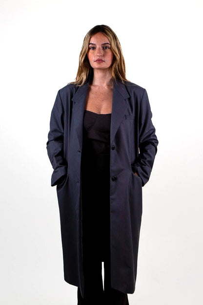 MANTEAU LÉGER LONG STYLE BLAZER