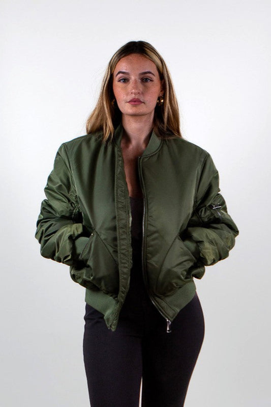 BOMBER OVERSIZE MATELASSÉ
