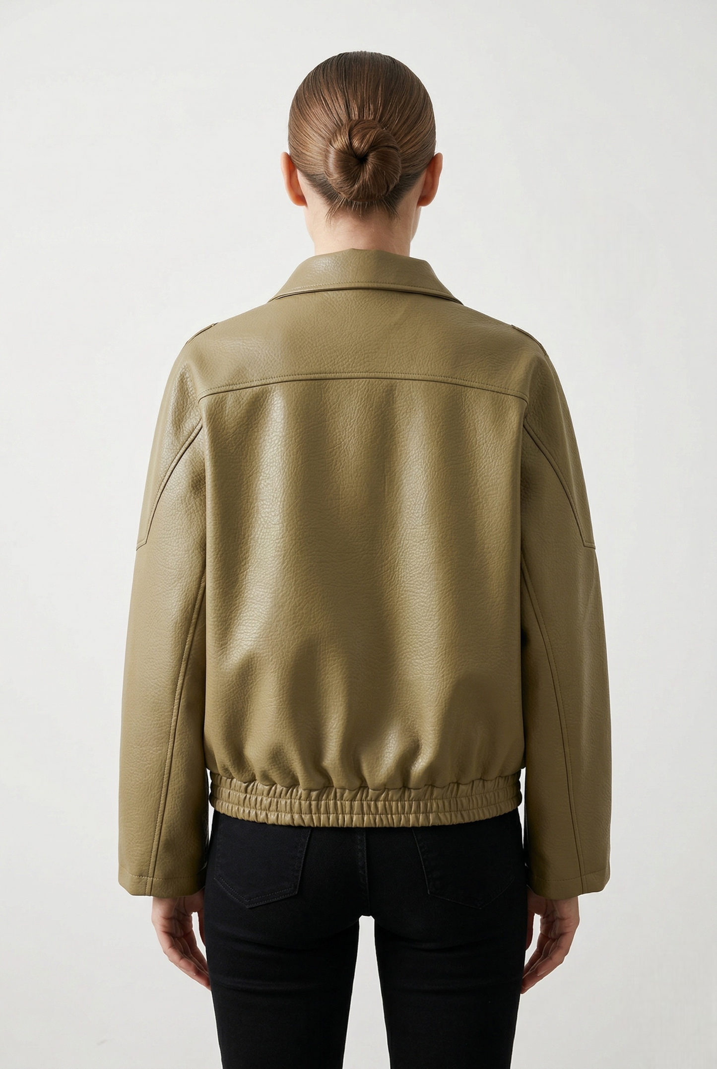 Faux Leather Biker Jacket