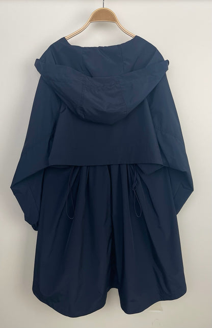 Long parka with hood