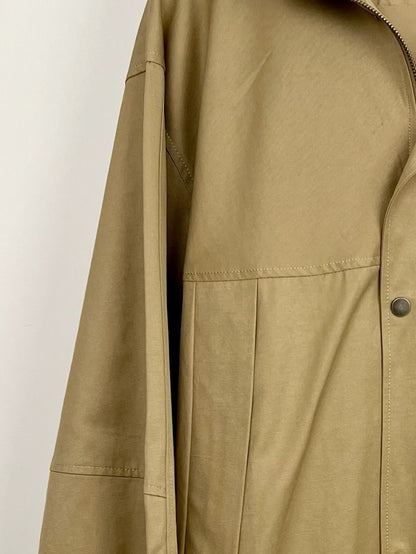 PARKA MI-LONGUE EN COTON MÉLANGÉ