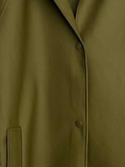 PARKA MI-LONGUE IMPERMÉABLE Á CAPUCHE