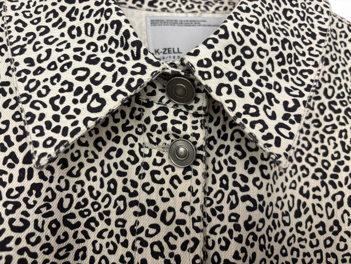 LEOPARD PRINT DENIM JACKET