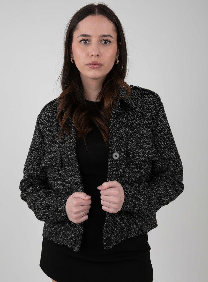 VESTE EN TWEED