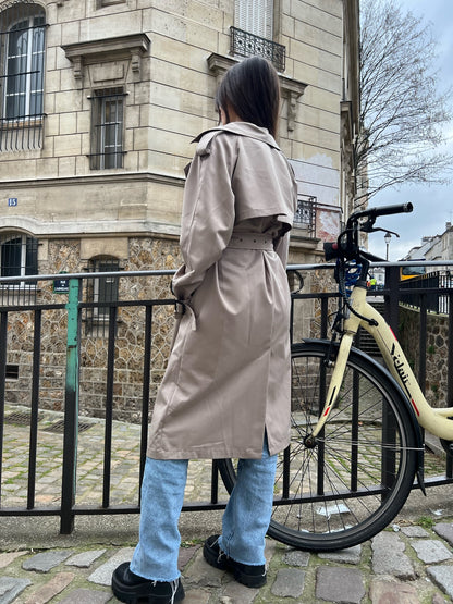 Trench coat à détails